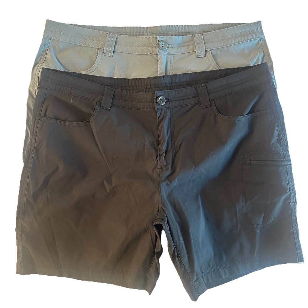 Eddie Bauer Shorts Lot Women's Size 16 Cargo Shorts Rainer Hiking Gorpcore